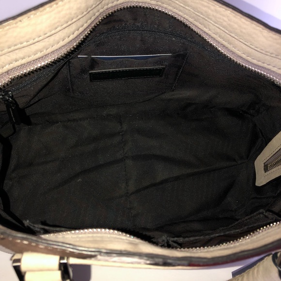 Rebecca Minkoff Regan Satchel Graphite Patchwork - Picture 3 of 4